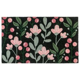 Rackhams Eco-Friendly Latex Backed Coir Entrance Doormat, 45x75cm - Floral - thumbnail 2