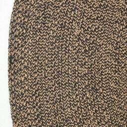 Rackhams Linen and Black Melange Braided Rug - 120 cm Round - thumbnail 4