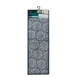 Rackhams Mega Mat Machine Washable Entrance Runner, 50x150cm, Flowers - thumbnail 1