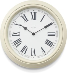 Rackhams Devonshire Traditional Wall Clock - Grey