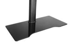Rackhams TV-Stand with tilt and swivel table top in black - Black - thumbnail 4