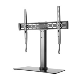 Rackhams TV-Stand with tilt and swivel table top in black - Black - thumbnail 3