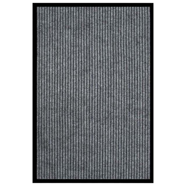 Rackhams Doormat Striped Grey 80x120 cm