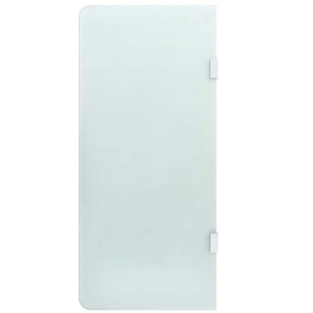 Rackhams Wall-mounted Urinal Privacy Screen 90x40 cm Tempered Glass
