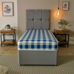 "Rackhams Budget Plus Spring Mattress - 6.5"" Deep, Durable Design - Blue - 1 - 3ft Single Mattress (90cm x 190cm)" - thumbnail 5