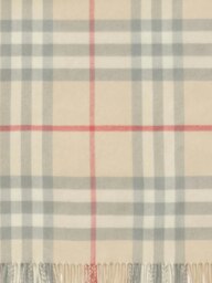 Rackhams Burberry Baby Check Wool Blanket in Beige (90 x 90cm) - Beige - One size - thumbnail 4