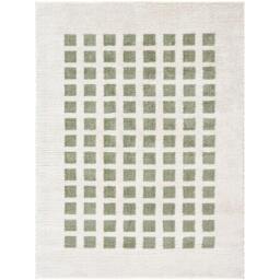 Rackhams Fossay Shag-Washable Beige Green Modern High Pile Rug - 200 x 275 cm - thumbnail 2