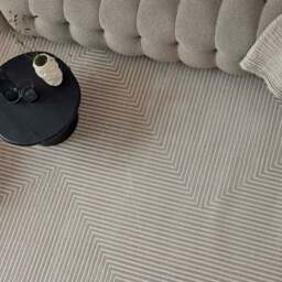 Rackhams Carmel Beige-Cream Geometric Rug - 6050 - 200X290 cm - thumbnail 6