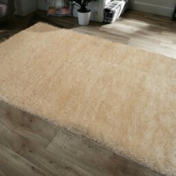 Rackhams Majestic Shaggy Rug - 120 x 170 - Cream - thumbnail 6