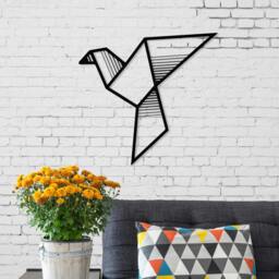 Rackhams Fly Modern Metal Wall Art Home Decorative Ornament, Black - Metal - Black - thumbnail 2