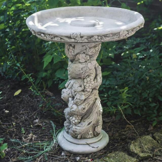 Rackhams Fruit Design Stone Cast Birdbath - image 1