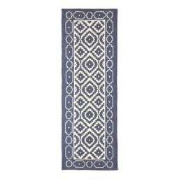 Rackhams Halmstad Blue and White Scandi Style 100% Cotton Printed Rug - 120 x 170 cm - thumbnail 3