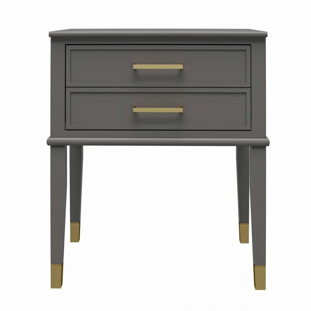Rackhams Westerleigh End Table Graphite Grey - Grey - image 1