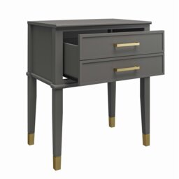 Rackhams Westerleigh End Table Graphite Grey - Grey - thumbnail 2
