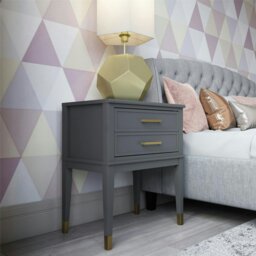 Rackhams Westerleigh End Table Graphite Grey - Grey - thumbnail 3