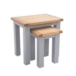 Rackhams Nest of Tables - Set of 2 Tables - Light Tan - thumbnail 2