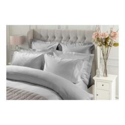 Rackhams Oxford Continental Pillowcase - Platinum - 75cm x 50cm - Platinum - 100% Egyptian Cotton - thumbnail 1