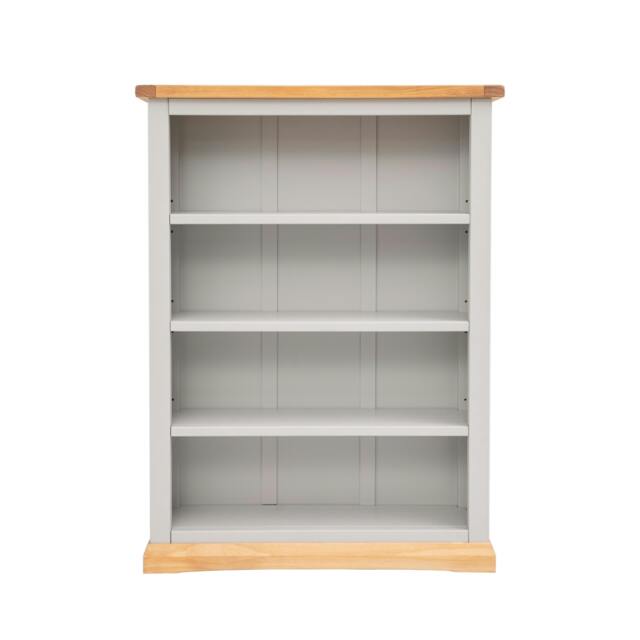 Rackhams Bookcase with plinth 120x90x25cm - Light Grey - image 1
