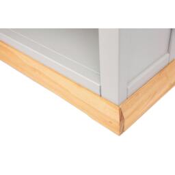 Rackhams Bookcase with plinth 120x90x25cm - Light Grey - thumbnail 6