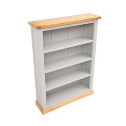 Rackhams Bookcase with plinth 120x90x25cm - Light Grey - thumbnail 3