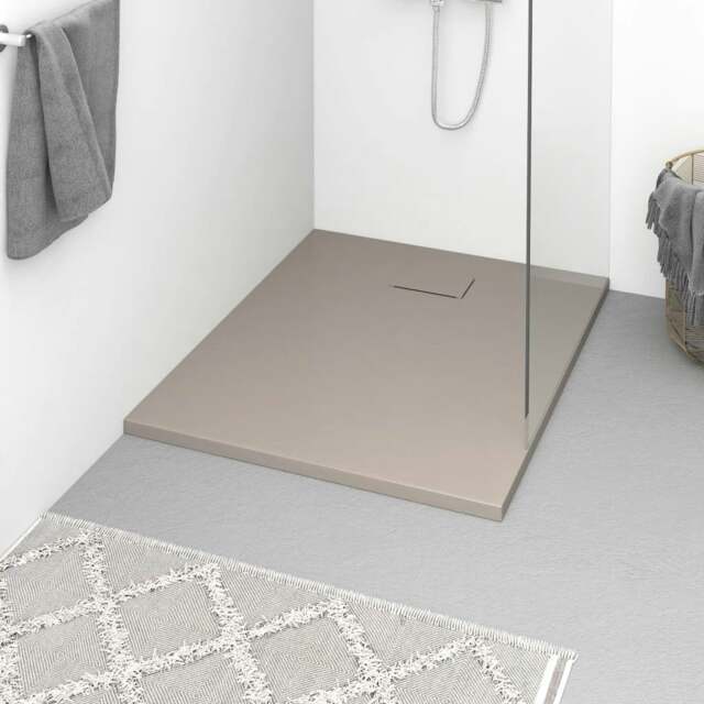 Rackhams Shower Base Tray SMC Brown 100x80 cm