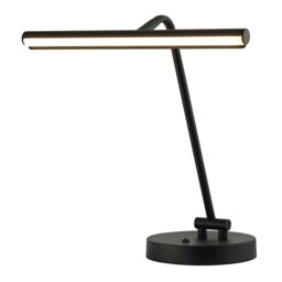 Rackhams Modern Picture Light Designed LED Black Desk Lamp with Touch Dimmer Button - thumbnail 2
