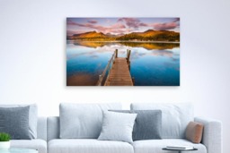 Rackhams Derwent Morning - Framed Print 20 x 16 inch - thumbnail 1