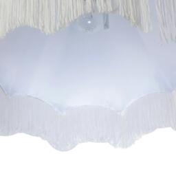 Rackhams Classic Victorian Lamp Shade in Light Emerald Green Velvet with Trims - thumbnail 5