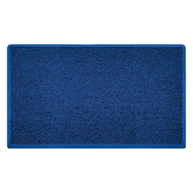 Rackhams Indoor Spaghetti Doormat Plain - Blue - 75cm x 44cm - image 1