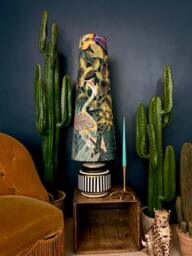 Rackhams Paradise Lost Velvet Oversized Cone Lampshades - King - thumbnail 4