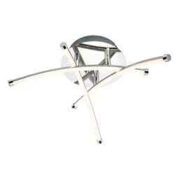 Rackhams Hatton Mini 3 Light Integrated LED Ceiling Light - Chrome - thumbnail 3