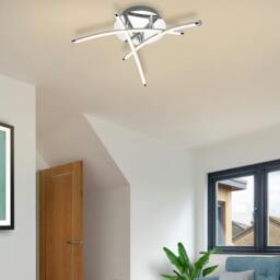 Rackhams Hatton Mini 3 Light Integrated LED Ceiling Light - Chrome - thumbnail 2