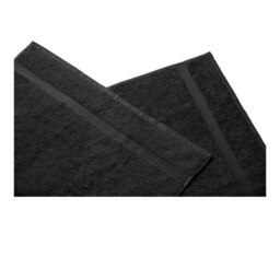 Rackhams Hotel Madison Bath Mat - Black - One Size - Black - 100% Ringspun Cotton - thumbnail 2