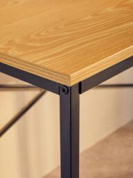 Rackhams Laxton Light Oak Effect Desk - thumbnail 6