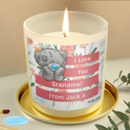 Rackhams Personalised Me To You Floral Scented Jar Candle - thumbnail 2