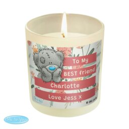 Rackhams Personalised Me To You Floral Scented Jar Candle - thumbnail 1