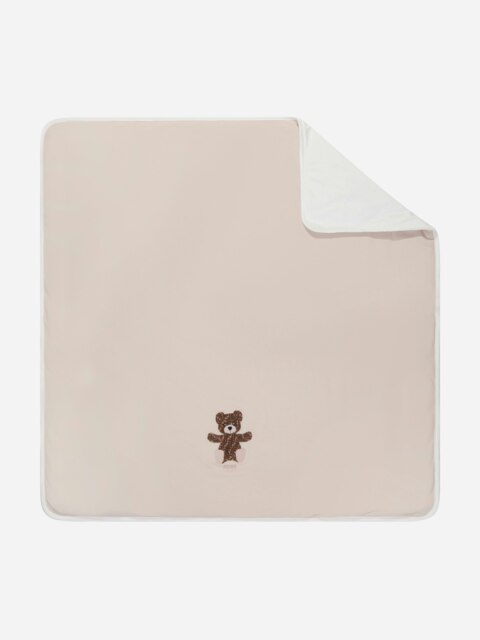 Rackhams Fendi Baby Bear Blanket in Beige - Beige - One size - image 1
