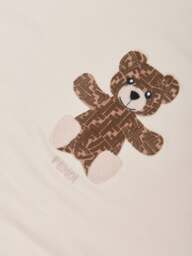 Rackhams Fendi Baby Bear Blanket in Beige - Beige - One size - thumbnail 3