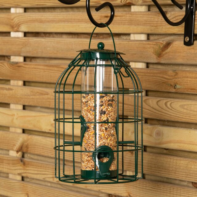 Rackhams Wild Bird Seed Feeder Cage with Squirrel Guard - image 1