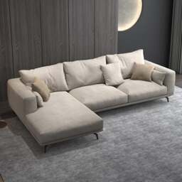 Rackhams NR23 Two/Three Seater Sofa, Leathaire - Three Seater 280cm - Black - thumbnail 4