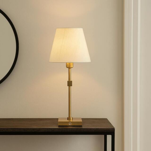Rackhams Taliah Antique Brass Rechargeable Table Lamp - image 1