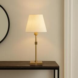 Rackhams Taliah Antique Brass Rechargeable Table Lamp - thumbnail 1