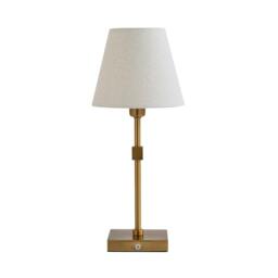 Rackhams Taliah Antique Brass Rechargeable Table Lamp - thumbnail 3