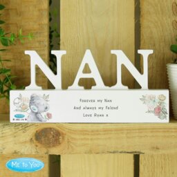 Rackhams Personalised Me To You Wooden Nan Ornament - thumbnail 4