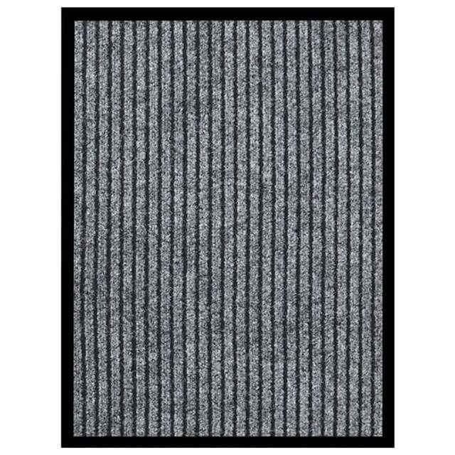 Rackhams Doormat  Striped Grey 40x60 cm