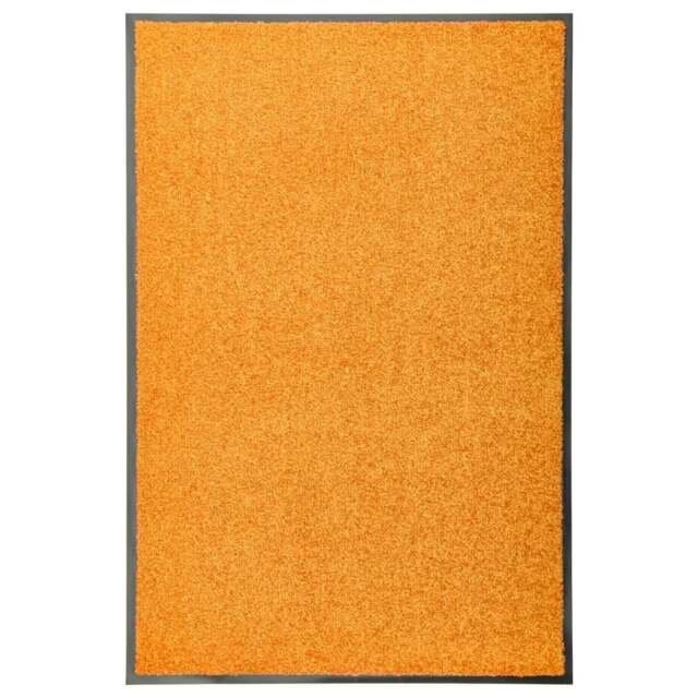 Rackhams Doormat Washable Orange 60x90 cm