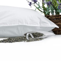 Rackhams Goose Feather and Down Lavender Pillow with Dried Lavender Insert - thumbnail 6