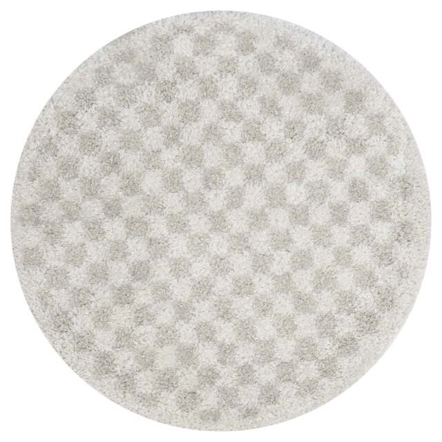 Rackhams Moodi Shaggy Cream Nomari Rug - Ø 120 cm - image 1