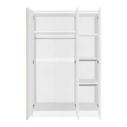 Rackhams Malvern 3 Door Triple Wardrobe - Grey - thumbnail 4