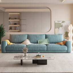 Rackhams Ethan Knole Three Seater Corner, Four Seater Corner Sofa, Velvet - Right Hand Facing - Others (Velvet) - Four Seater Corner 390cm - thumbnail 3